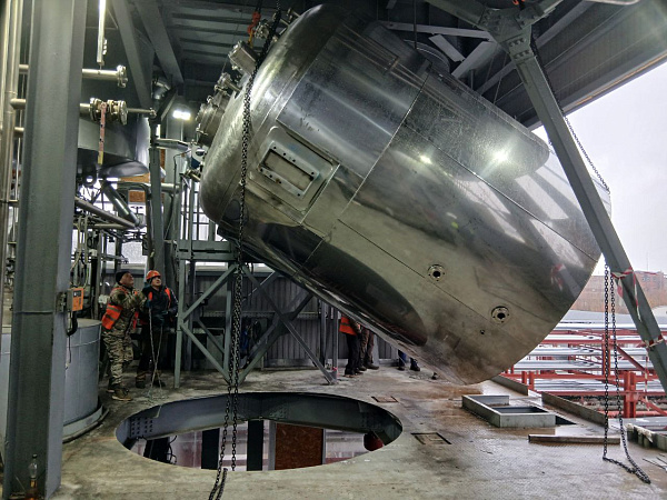 На заводе «Аллнекс Белгород» установлен новый смеситель для увеличения производственных мощностей